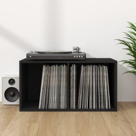 Black plywood vinyl record case71x34x36cm by vidaXL, CD and DVD storage - Ref: Foro24-800118, Price: 42,91 €, Discount: %