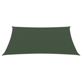 Dark green HDPE sail shade 160 g/m² 3/4x3 m by vidaXL, Umbrellas - Ref: Foro24-311489, Price: 37,80 €, Discount: %