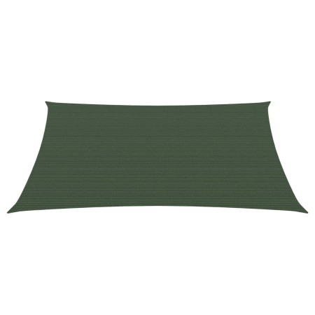 Toldo de vela verde oscuro HDPE 160 g/m² 3/4x3 m de vidaXL, Sombrillas - Ref: Foro24-311489, Precio: 37,80 €, Descuento: %