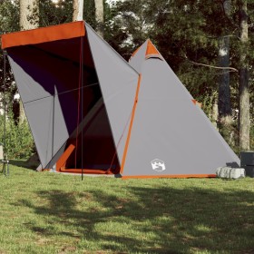 Family tipi tent for 6 people, waterproof, gray by , tents - Ref: Foro24-4009440, Price: 153,99 €, Discount: %