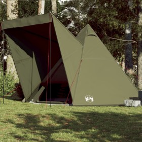 Family tipi tent for 6 people, waterproof, olive green. by , tents - Ref: Foro24-4009442, Price: 153,03 €, Discount: %