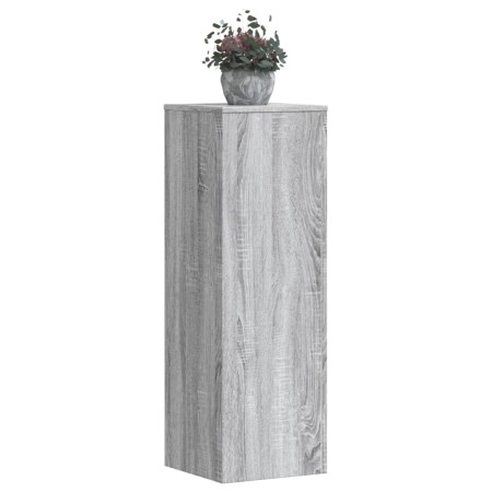 Plant stands 2 units gray Sonoma wood 33x33x100 cm by , Pot stands - Ref: Foro24-3307887, Price: 127,16 €, Discount: %