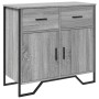 Engineered wood sideboard in Sonoma gray 79.5x35.5x74.5 cm by , Sideboards - Ref: Foro24-848547, Price: 93,16 €, Discount: %