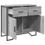 Engineered wood sideboard in Sonoma gray 79.5x35.5x74.5 cm by , Sideboards - Ref: Foro24-848547, Price: 93,16 €, Discount: %