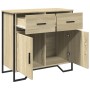 Aparador de madera de ingeniería roble Sonoma 79,5x35,5x74,5 cm de , Aparadores - Ref: Foro24-848545, Precio: 90,35 €, Descue...