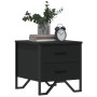 Bedside tables 2 units engineered wood black 40x41x40 cm by , Nightstands - Ref: Foro24-848505, Price: 95,81 €, Discount: %