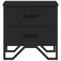 Bedside tables 2 units engineered wood black 40x41x40 cm by , Nightstands - Ref: Foro24-848505, Price: 95,81 €, Discount: %