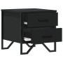 Bedside tables 2 units engineered wood black 40x41x40 cm by , Nightstands - Ref: Foro24-848505, Price: 95,81 €, Discount: %