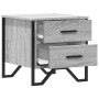 Mesita de noche 2 uds madera ingeniería gris Sonoma 40x41x40 cm de , Mesitas de noche - Ref: Foro24-848511, Precio: 95,81 €, ...