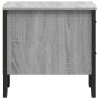 Mesita de noche 2 uds madera ingeniería gris Sonoma 40x41x40 cm de , Mesitas de noche - Ref: Foro24-848511, Precio: 95,81 €, ...