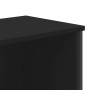 Engineered wood black shelf 80x31x169 cm by , Bookcases and shelves - Ref: Foro24-3295312, Price: 108,54 €, Discount: %