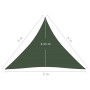 Dark green HDPE sail shade 160 g/m² 5x5x5 m by vidaXL, Umbrellas - Ref: Foro24-311482, Price: 40,99 €, Discount: %