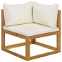 Garden furniture set 5 pieces with solid acacia wood and cushions by , Garden sets - Ref: Foro24-3098668, Price: 416,22 €, Di...