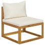 Garden furniture set 5 pieces with solid acacia wood and cushions by , Garden sets - Ref: Foro24-3098668, Price: 416,22 €, Di...