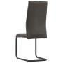 Sillas de comedor voladizas 4 unidades cuero sintético marrón de , Sillas de comedor - Ref: Foro24-281981, Precio: 171,29 €, ...