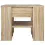 Engineered wood Sonoma oak coffee table 55.5x55x45 cm by , Coffee table - Ref: Foro24-810911, Price: 51,95 €, Discount: %