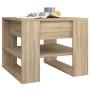 Mesa de centro madera de ingeniería roble Sonoma 55,5x55x45 cm de , Mesas de centro - Ref: Foro24-810911, Precio: 51,95 €, De...