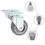 Swivel wheels 144 units 50 mm by , Material handling - Ref: Foro24-277909, Price: 263,19 €, Discount: %