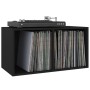 Black plywood vinyl record case71x34x36cm by vidaXL, CD and DVD storage - Ref: Foro24-800118, Price: 42,60 €, Discount: %