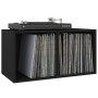 Caja para discos de vinilo madera contrachapada negro71x34x36cm