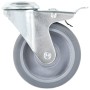 Swivel wheels with pin hole 8 units 100 mm by , Material handling - Ref: Foro24-277891, Price: 48,70 €, Discount: %