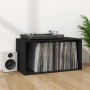 Black plywood vinyl record case71x34x36cm by vidaXL, CD and DVD storage - Ref: Foro24-800118, Price: 42,60 €, Discount: %