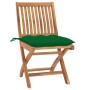 Folding garden chairs 6 pcs solid teak wood with cushions by , Garden chairs - Ref: Foro24-3072854, Price: 505,48 €, Discount: %