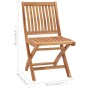 Faltbare Gartenstühle, 6 Stück Massivholz Teak mit Kissen. von , Gartenstühle - Ref: Foro24-3072842, Preis: 504,13 €, Rabatt: %