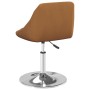 Swivel dining chairs 4 units brown velvet by , dining chairs - Ref: Foro24-3088756, Price: 231,99 €, Discount: %