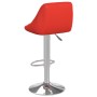 Kitchen stools 2 units synthetic red leather by , Kitchen stools - Ref: Foro24-335181, Price: 125,11 €, Discount: %