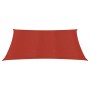 Sail awning HDPE red 160 g/m² 3.6x3.6 m by vidaXL, Umbrellas - Ref: Foro24-311605, Price: 40,98 €, Discount: %