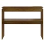 Mesa consola madera contrachapada roble marrón 102x30x80 cm de , Mesas auxiliares - Ref: Foro24-815221, Precio: 57,83 €, Desc...