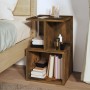 Bedside tables 2 units smoked oak plywood 35x35x55 cm by , Nightstands - Ref: Foro24-815184, Price: 73,08 €, Discount: %