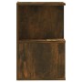 Bedside tables 2 units smoked oak plywood 35x35x55 cm by , Nightstands - Ref: Foro24-815184, Price: 73,08 €, Discount: %