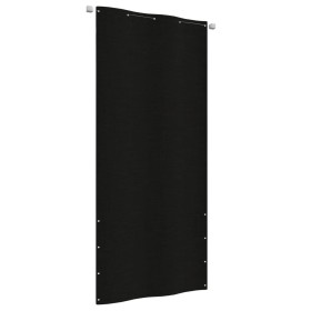 Black 100x240 cm Oxford fabric balcony screen awning by , Umbrellas - Ref: Foro24-148554, Price: 32,99 €, Discount: %