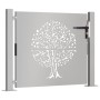 Puerta de jardín acero corten diseño árbol 105x80 cm de , Puertas de jardín - Ref: Foro24-153214, Precio: 149,99 €, Descuento: %