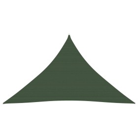 Toldo de vela verde oscuro HDPE 160 g/m² 3,5x3,5x4,9 m de vidaXL, Sombrillas - Ref: Foro24-311477, Precio: 20,44 €, Descuento: %