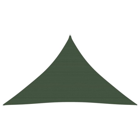 Dark green HDPE sail shade 160 g/m² 3.5x3.5x4.9 m by vidaXL, Umbrellas - Ref: Foro24-311477, Price: 20,44 €, Discount: %