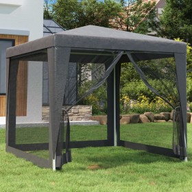 Party tent with 4 walls made of anthracite grey HDPE mesh, 2.5x2.5m. by , Tents and gazebos - Ref: Foro24-319224, Price: 82,6...