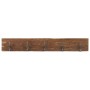 Entryway coat rack with 5 hooks made of recycled wood, 100x2.5x15 cm by , Hat and coat racks - Ref: Foro24-321950, Price: 32,...