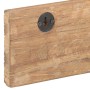 Entryway coat rack with 5 hooks made of recycled wood, 100x2.5x15 cm by , Hat and coat racks - Ref: Foro24-321950, Price: 32,...