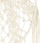 Macramé wall decoration made of cotton, 40x80 cm by , Decorative upholstery - Ref: Foro24-324000, Price: 53,16 €, Discount: %