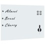 White glass magnetic wall board 80x60 cm by , White boards - Ref: Foro24-30112, Price: 59,23 €, Discount: %