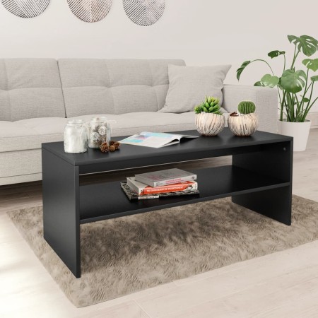 Mesa de centro de madera contrachapada negro 100x40x40 cm de vidaXL, Mesas de centro - Ref: Foro24-800127, Precio: 43,99 €, D...