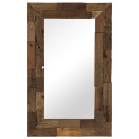 Solid recycled wood mirror 50x80 cm by , Mirrors - Ref: Foro24-246305, Price: 105,40 €, Discount: %