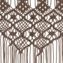 Macramé cotton curtain in gray taupe 140x240 cm by , Curtains and curtains - Ref: Foro24-323983, Price: 50,70 €, Discount: %