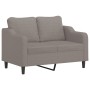 Sofagarnitur mit 3-teiligen Kissen, Stoff in Grau-Taupe. von , Sofas - Ref: Foro24-3201833, Preis: 546,44 €, Rabatt: %