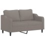 Three-piece sofa set with gray taupe fabric cushions by , Sofas - Ref: Foro24-3201833, Price: 546,44 €, Discount: %