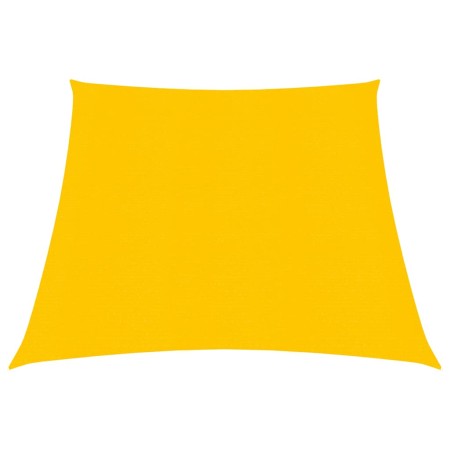 Toldo de vela HDPE amarillo 160 g/m² 3/4x3 m de vidaXL, Sombrillas - Ref: Foro24-311599, Precio: 29,99 €, Descuento: %