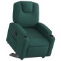 Sillón reclinable elevable tela verde oscuro de , Sillones - Ref: Foro24-3204374, Precio: 278,08 €, Descuento: %